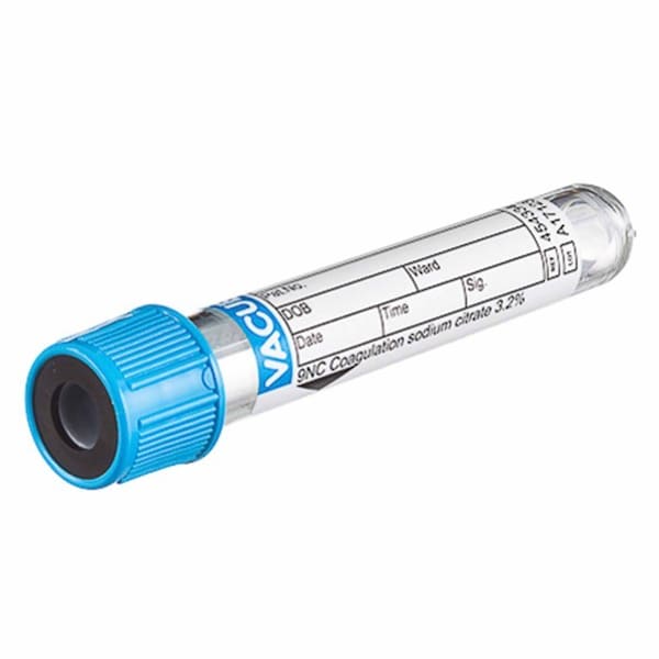 Vacuette Venous Blood Collection Tube Sodium Citrate Additive 3 mL Tube, 50PK 454334 - main